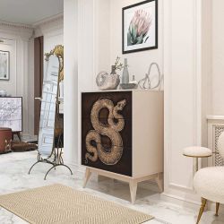 Комод Серпентис с 3 ящиками Айвори