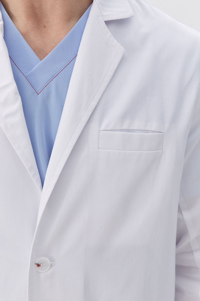 Халат медицинский  мужской Заубер, белый