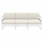 Комплект пластиковой мебели Siesta Contract Mykonos XL, белый, бежевый