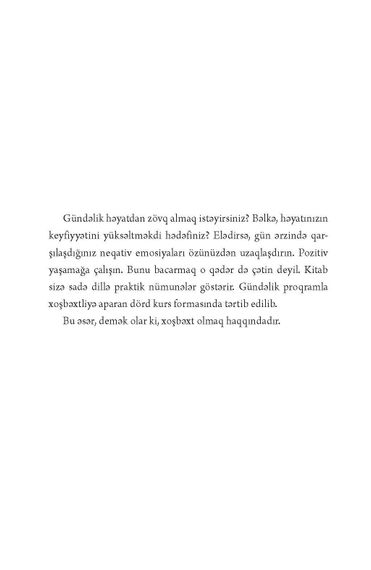 Xoşbəxtlik haqqında kitab