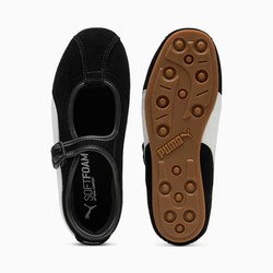 PUMA Кроссовки-балетки Tacklette, черный/белый
