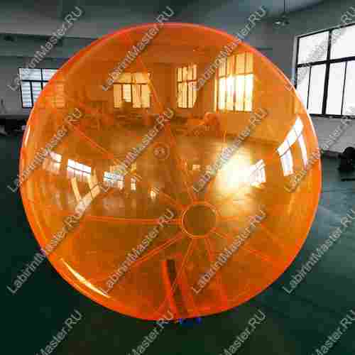 Аттракцион Водный шар ПВХ «Апельсин», 1,5*1,5*1,5 м