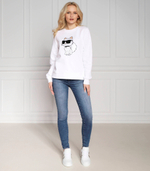 Худи ikonik 2.0 choupette Karl Lagerfeld - белый(230W1802)