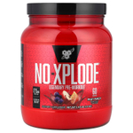 BSN, N.O.-Xplode, легендарное предтренировочное средство, фруктовый пунш, 2,45 фунта (1,11 кг)