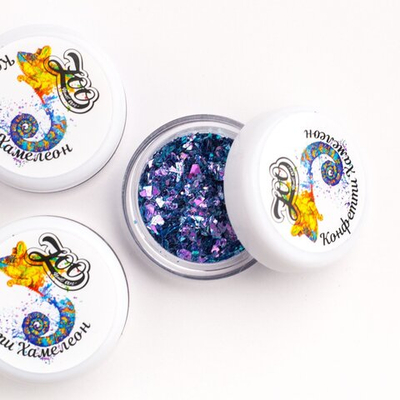 Zoo Nail Art Конфетти "Хамелеон" 1 г