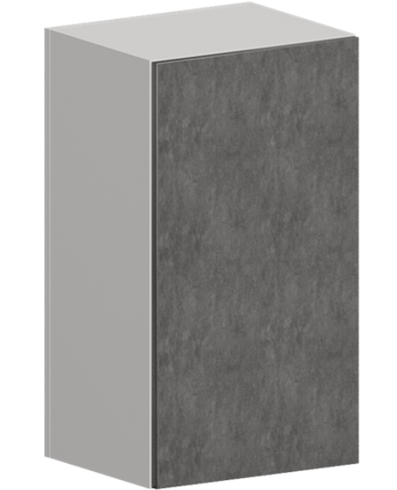 Кухня Модуль ШВ 400 Белый / Бетон