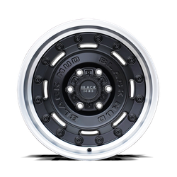 Диск колёсный литой BLACK MUD M660 R17 8,5 ET0 Matte Black W/Machine Lip