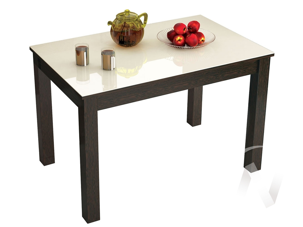 Стол обеденный Норман 1000х600 (венге/лакобель ваниль)