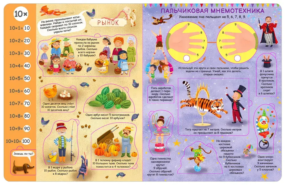 Занимательная таблица умножения. NEW