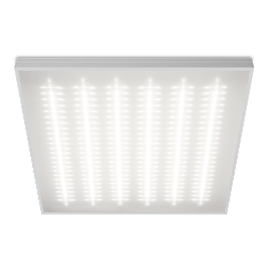 Светильник ОФИС ДВО01-002 54Вт 5000К IP40 Микропризма 6500лм 595х595х40мм WOLTA PRO