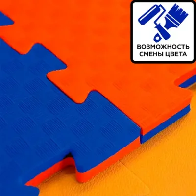 Мягкий пол 1000x1000x20 мм 30-40 шор