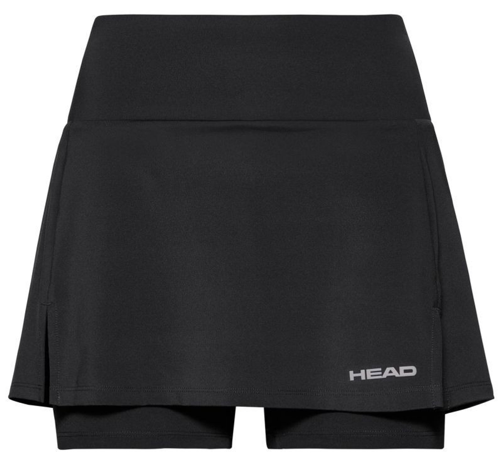Юбка для девочки теннисная Head Club Basic Skort - Размер 140