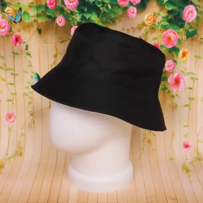 Панама «Summer travel», цвет черный, р58