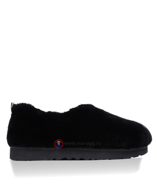 HAILEY FLUFF SLIPPERS Black