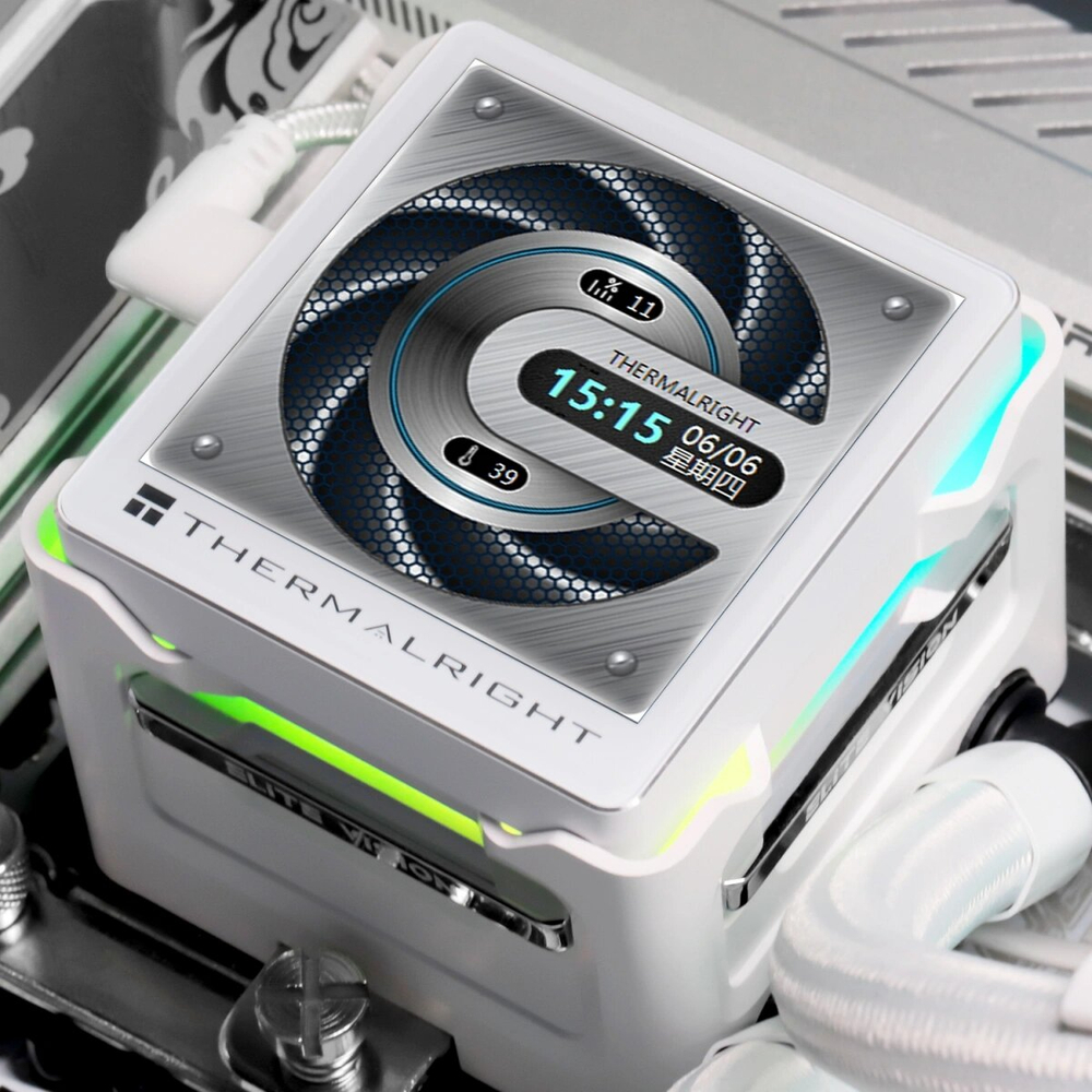 Система охлаждения Thermalright Elite Vision 360 ARGB, Белый (E-VISION-360-WH-ARGB)