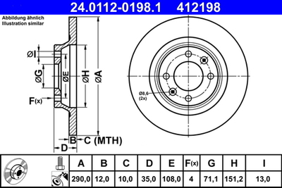 ATE - 24011201981-ATE - Brake Disc
