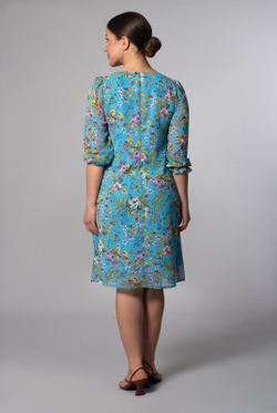 Платье женское 3831ВПБ, Букет #284Бука053831ВПБ