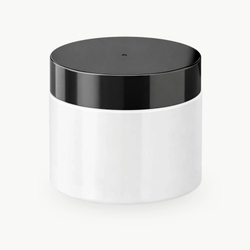 Комплект: Банка ПЭТ 50 мл (48) белая с белой крышкой