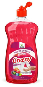 СРЕДСТВО ДЛЯ МЫТЬЯ ПОСУДЫ GREENY LIGHT 1000МЛ ЛЕСНЫЕ ЯГОДЫ CG8158
