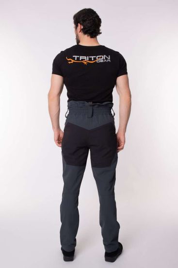 Костюм "REPTIL" кур+бр (SoftShell APEX, серо-чёрн)