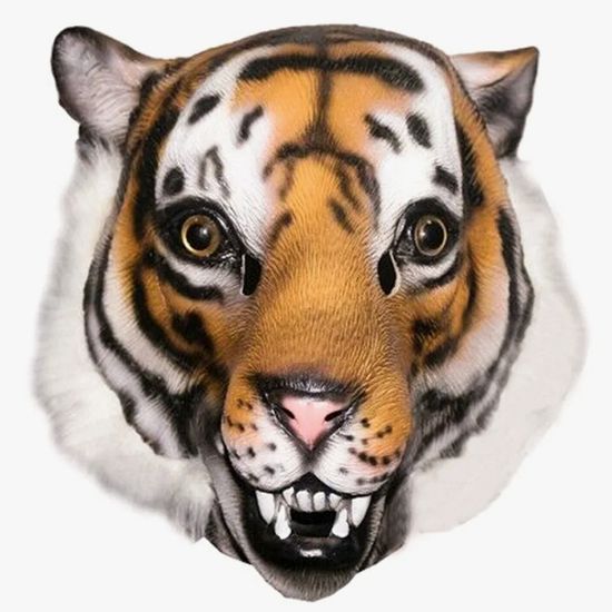 Маска голова тигра карнавальная арт. 129