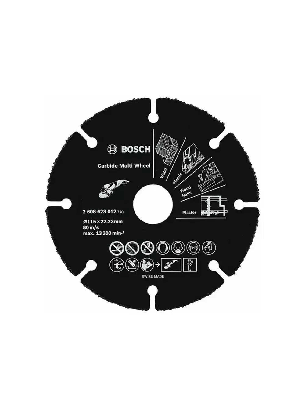 Отрезной круг для УШМ по дереву и пластику 2.608.623.012