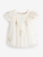 Платье для девочки Next E89-857, Молочный