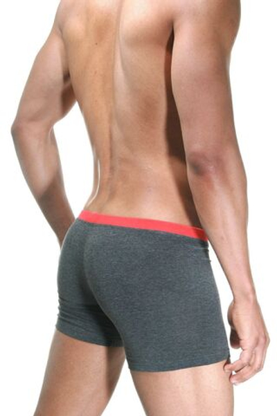 Cерые трусы-боксеры с цветными вставками Doreanse Supporters Boxer (Размер: S) (Цвет: темно-серый)