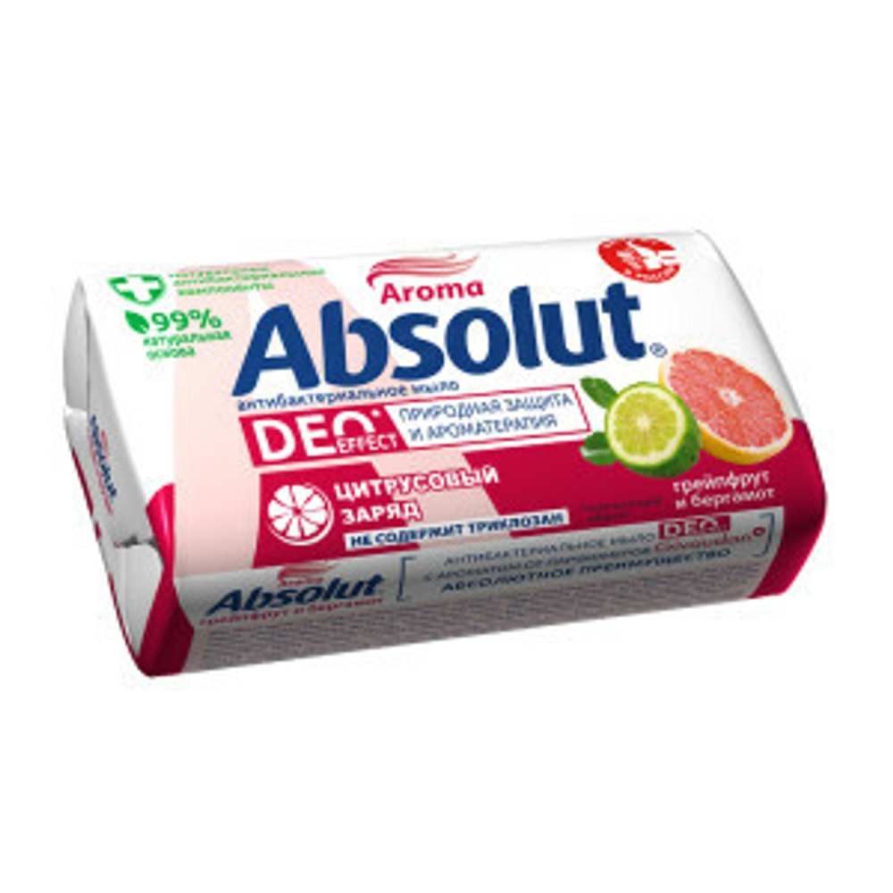 Мыло "Absolut" Грейпфрут и Бергамот 90г
