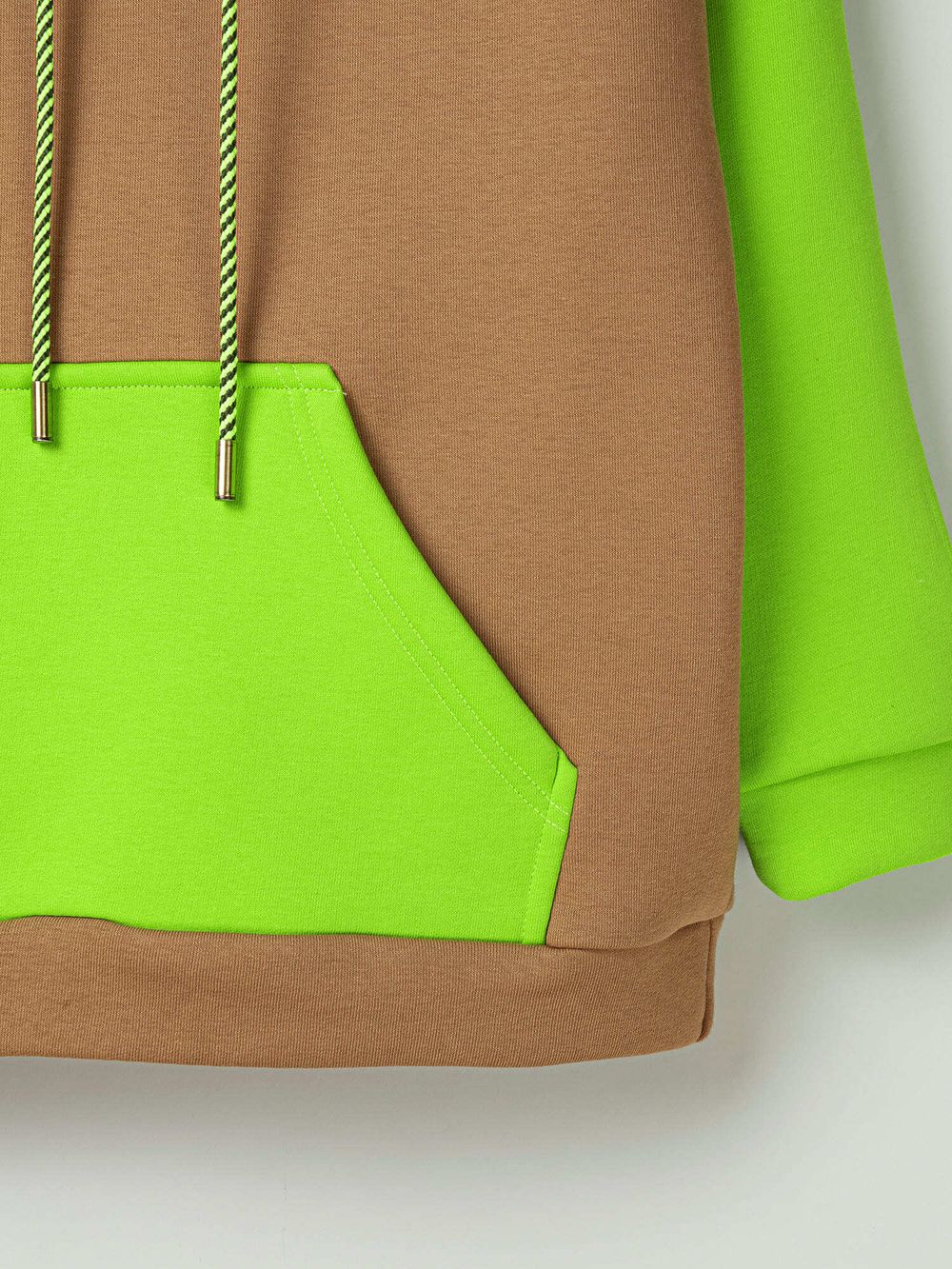 Худи Колор блок "Песок" утепленное 7+