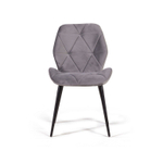 Стул Crystal, бархат светло-серый 26