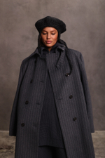 Двубортное пальто