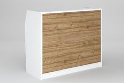 Стойка администратора DESK с тумбой на колесах