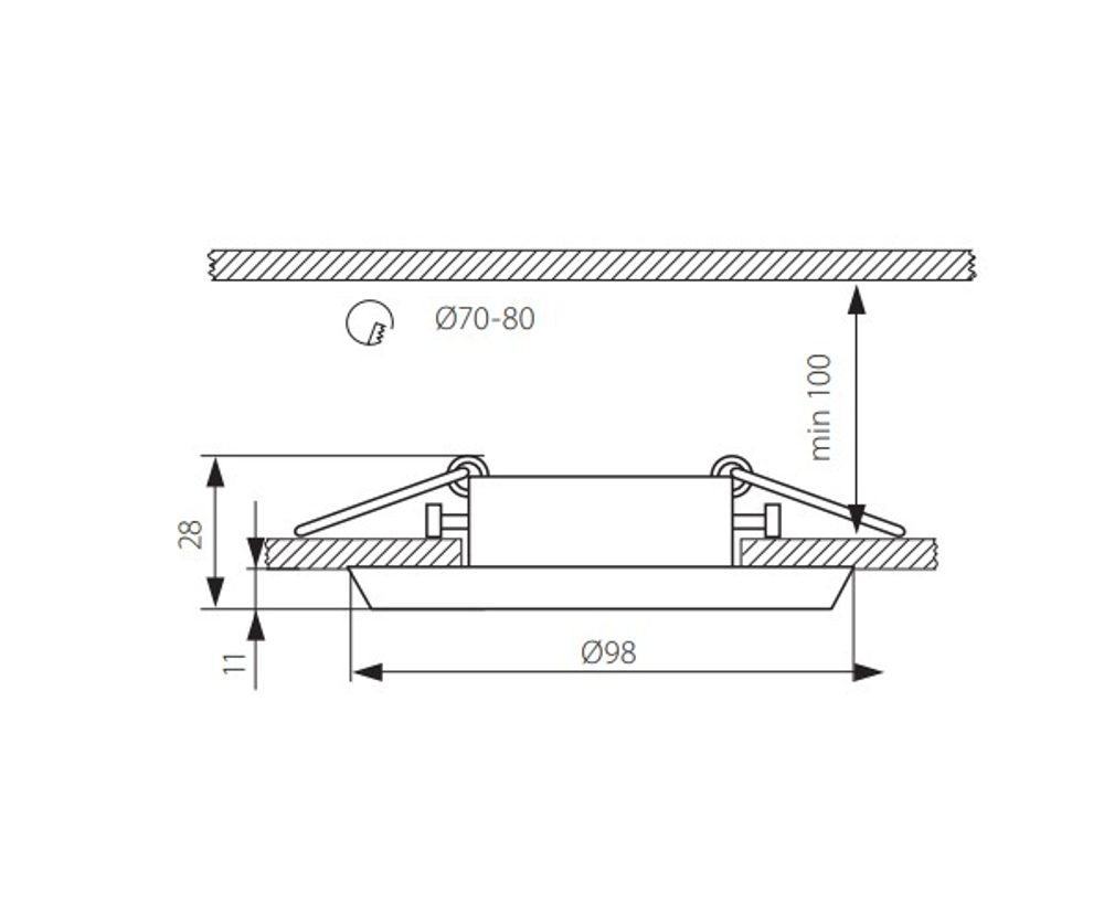 Cветильник керамика  KANLUX CERAMIC CTX-DS50-A