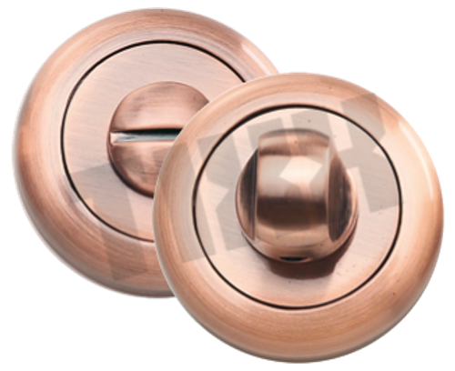 [ТОВАРА НЕТ В НАЛИЧИИ] Завертка Тикс BK 04, цвет медь античная (гарантия - 12 месяцев)