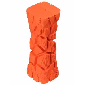 Игрушка Mr.Kranch для собак Палочка с пищалкой, 16 см оранжевая с ароматом бекона
