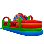 Надувная полоса препятствий «Цветное изобилие 2» 8*4*4 м