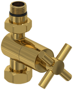 Вентиль Сунержа прямой крест (G 1/2" НР х G 3/4" НГ)