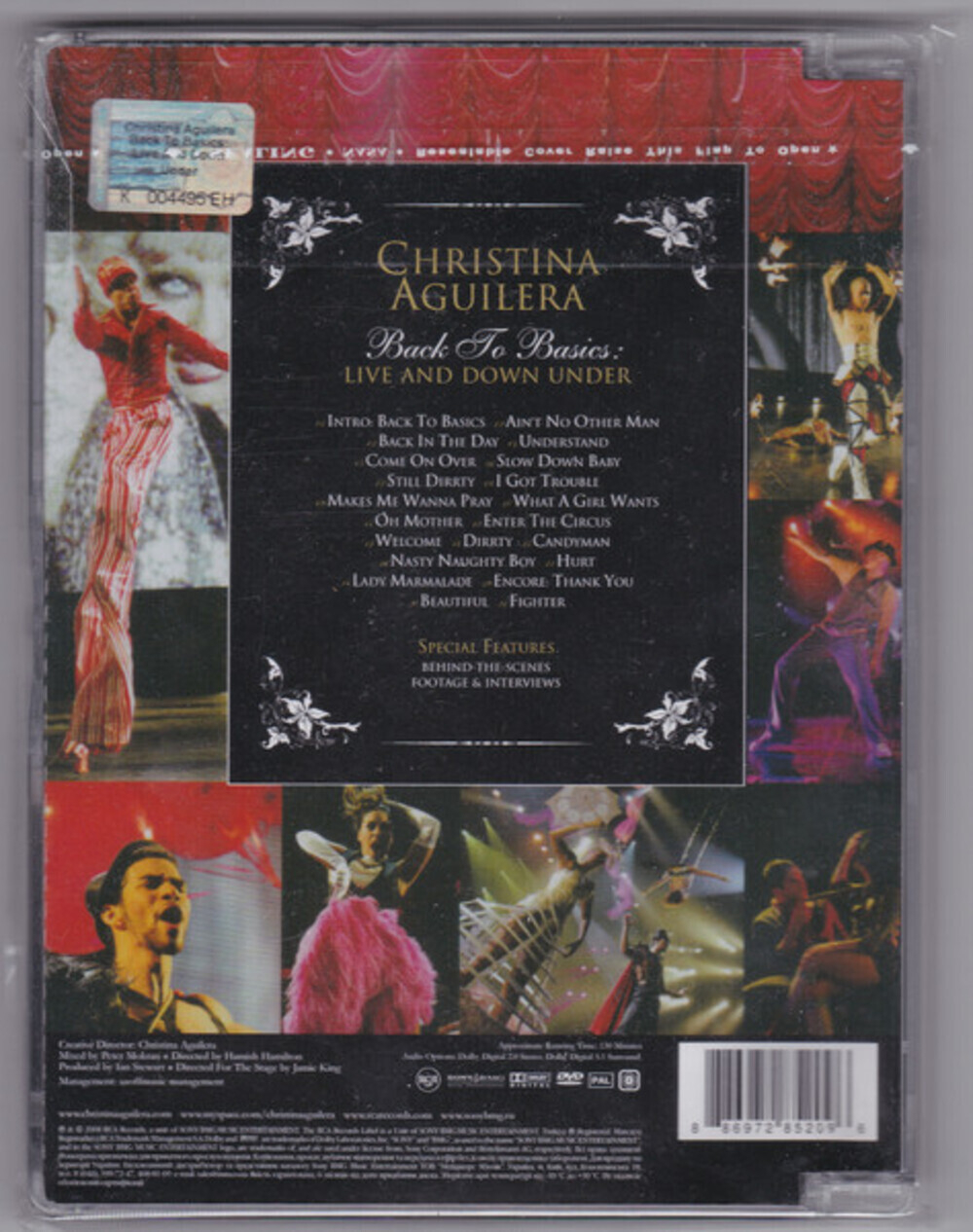 Christina Aguilera / Back To Basics: Live And Down Under (RU)(DVD)