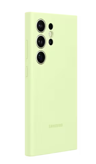 Чехол-накладка Silicone Case S24 Ultra ( Лайм)