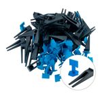 Комплект СВП Бибер 55640 зажим (флажок) и клин 2 мм (по 50 шт.)