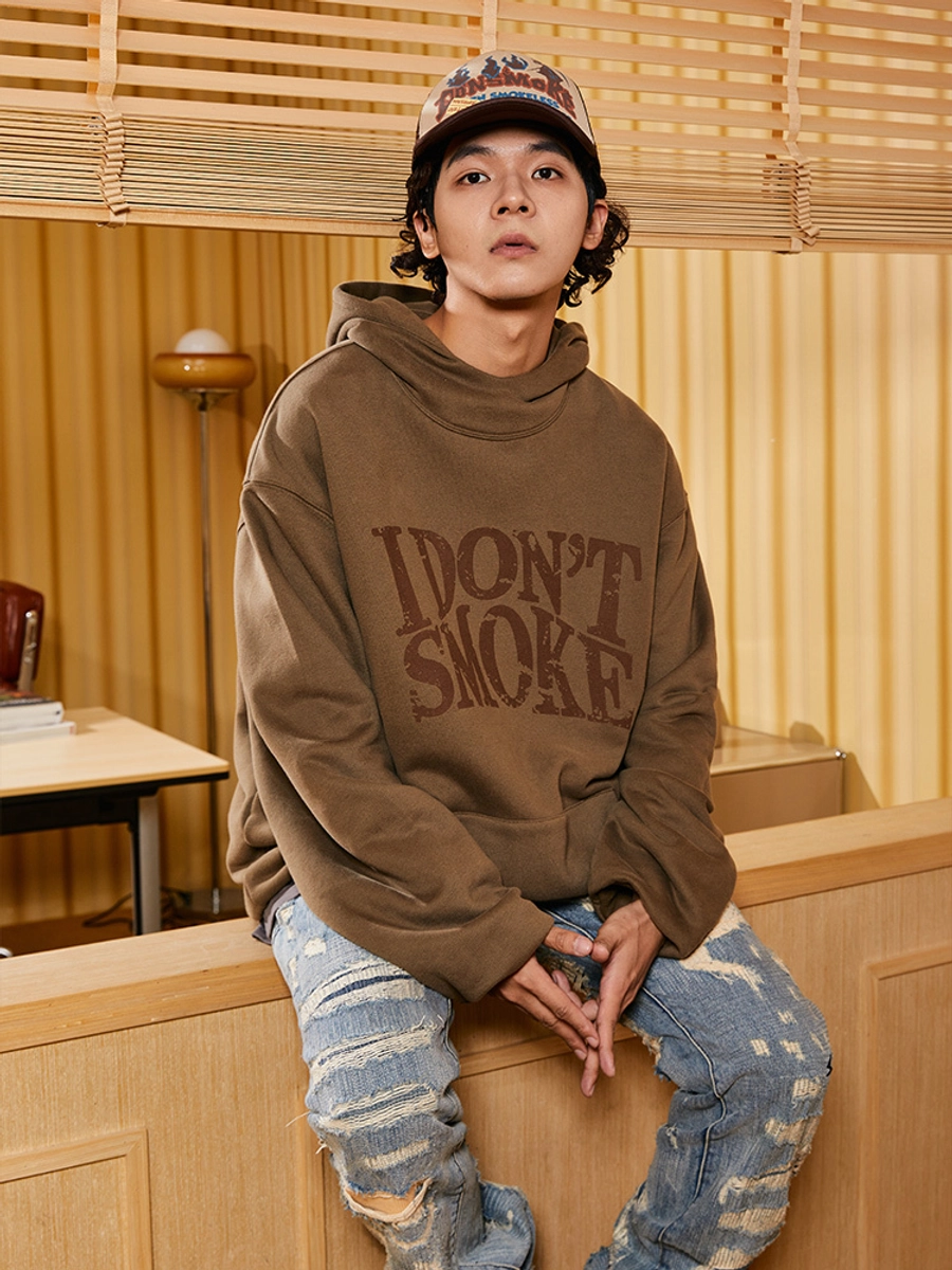 Худи DONSMOKE "Washed Logo" Oversized Hoodie