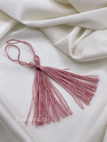 Кисточка для штор пыльно-розовая