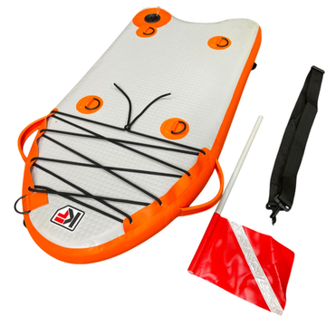 Буй-плот средний однокамерный KF оранжевый