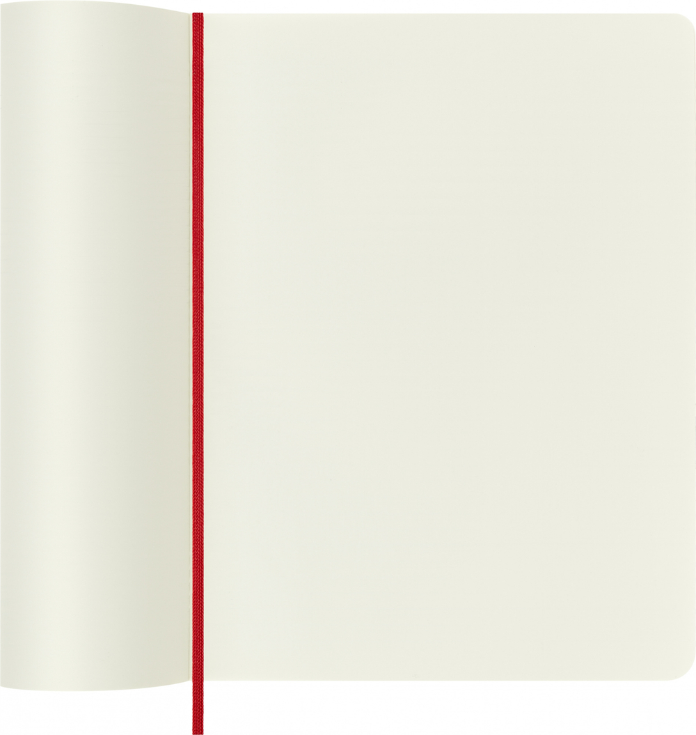 Блокнот Moleskine Classic Soft XLarge (QP623F2) 190х250мм 192стр. нелинованный мягкая обложка красный