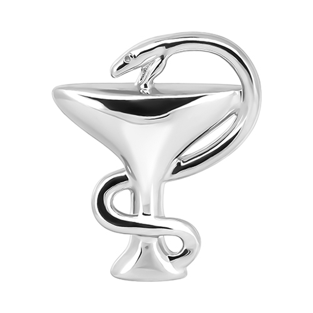 Значок из серебра