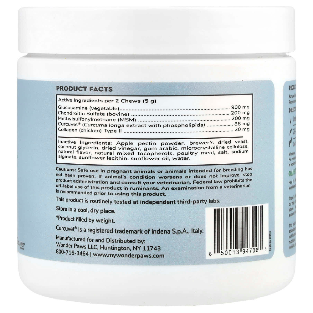 Wonder Paws, Advanced Mobility, для бедер и суставов, супергеройские жевательные таблетки для собак, для всех возрастов, с курицей, 90 жевательных таблеток, 225 г (7,93 унции)