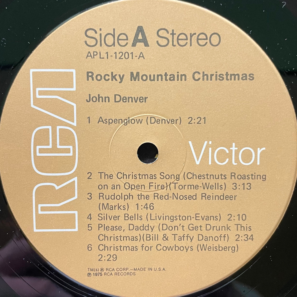 John Denver ‎– Rocky Mountain Christmas (США 1975г.)