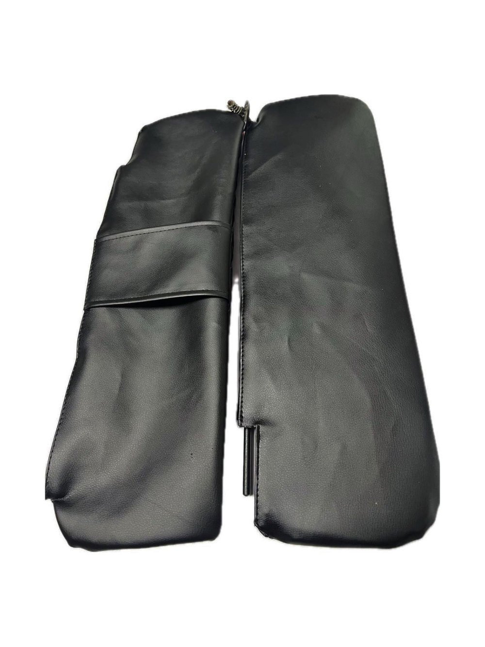 Чехлы на козырьки Газель Бизнес, Соболь, Валдай (красная нить Бабочка)