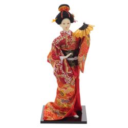 GAEM Фигурка декоративная "Гейша", L16,5 W16,5 H41,5 см